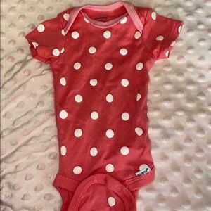 Polka dot onesie